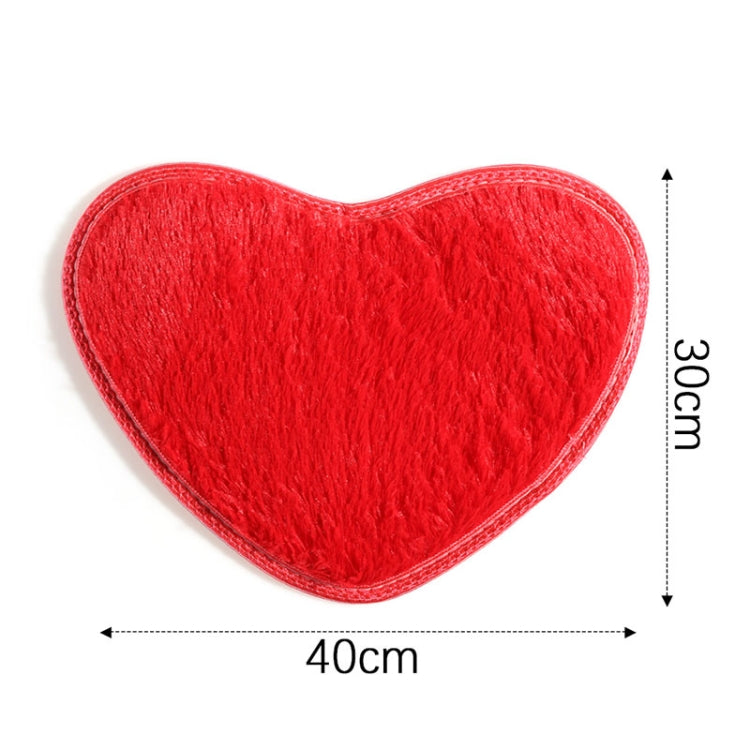 ハート形滑り止めバスマット キッチンカーペット 家庭用装飾 30*40CM、40*50CM、50*60CM、60*70CM