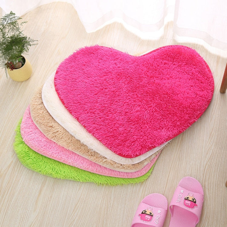 ハート形滑り止めバスマット キッチンカーペット 家庭用装飾 30*40CM、40*50CM、50*60CM、60*70CM