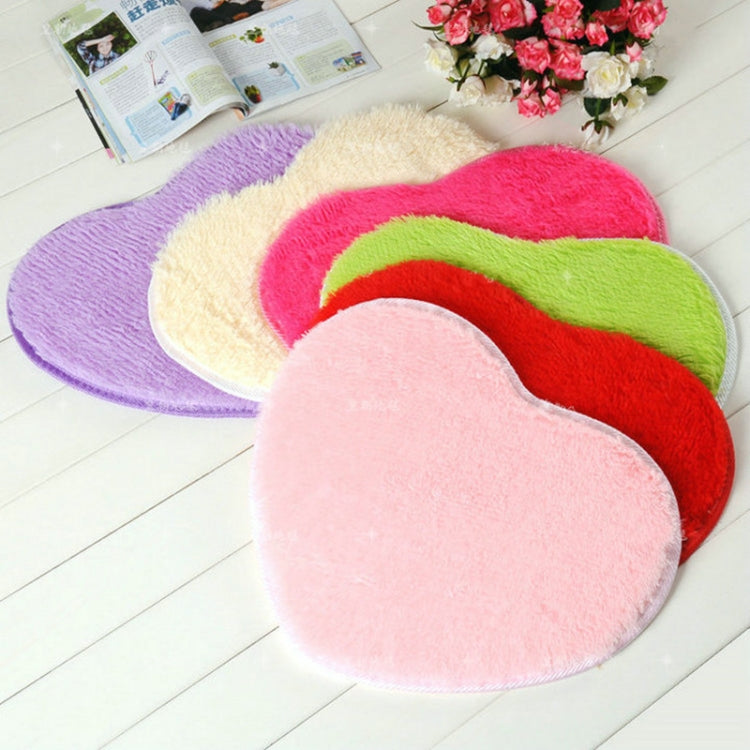 ハート形滑り止めバスマット キッチンカーペット 家庭用装飾 30*40CM、40*50CM、50*60CM、60*70CM