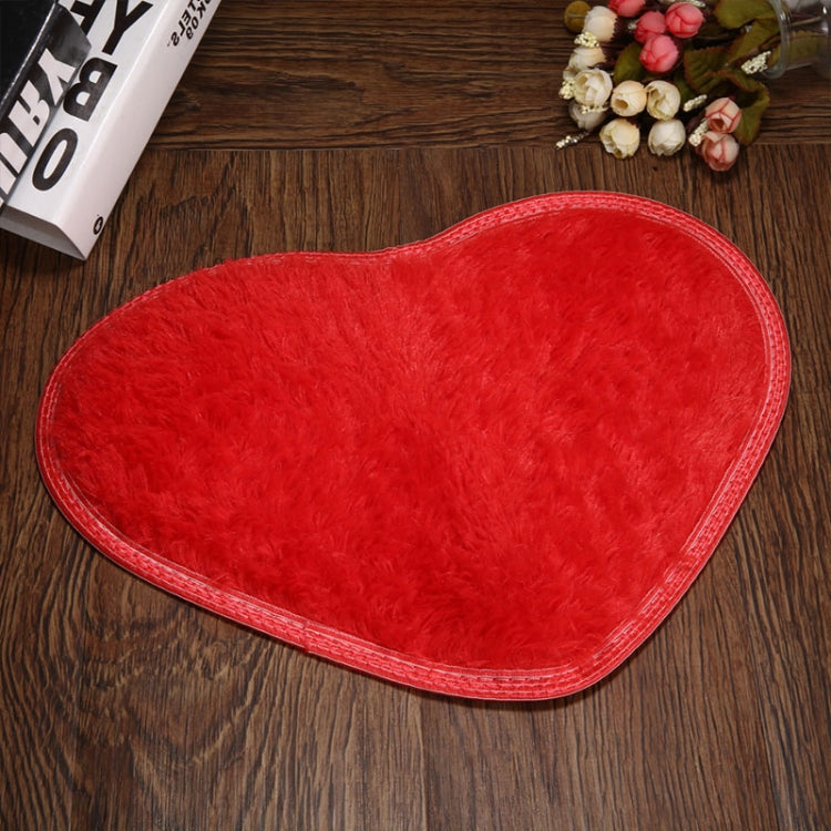 ハート形滑り止めバスマット キッチンカーペット 家庭用装飾 30*40CM、40*50CM、50*60CM、60*70CM