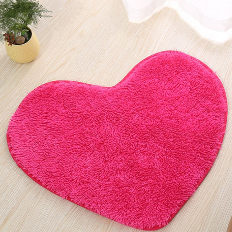 ハート形滑り止めバスマット キッチンカーペット 家庭用装飾 30*40CM、40*50CM、50*60CM、60*70CM