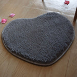 ハート形滑り止めバスマット キッチンカーペット 家庭用装飾 30*40CM、40*50CM、50*60CM、60*70CM