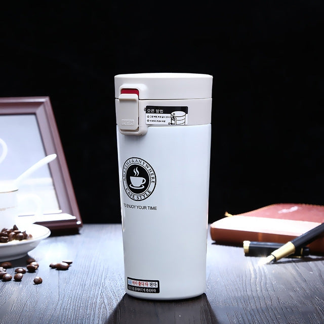ステンレス製サーモスカップ 保温タンブラー 380ml