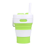 350ML Folding Portable Silicone Telescopic Drinking Coffee Cup Multi-function Silica Cup Travel