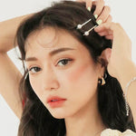 ファッションジュエリー ヘアピン クリップ メッキ 女性用 パールヘアクリップ ブライダルヘッドドレス