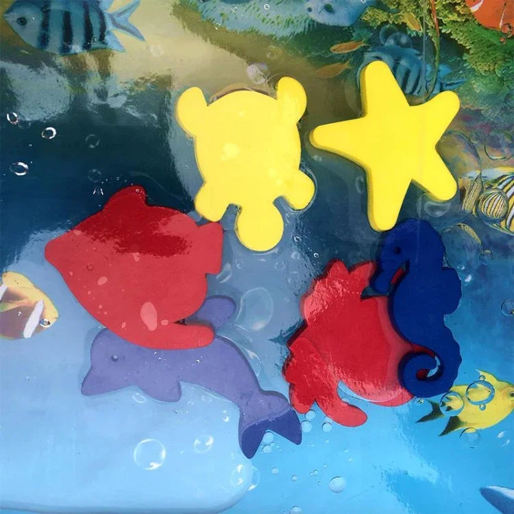 ベビー用インフレータブル水族館遊びクッション うつ伏せパッドおもちゃマット、ライトブルー 66*50cm、ホワイト 60*50cm、ブルー 60*50cm