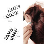 5個セット スパイラルヘアピン ヘアアクセサリーヘアピンスパイラルチャックヘアピン ヘッドYラウンドピン形状ヘッドバンド