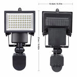 屋外ソーラーセンサーセキュリティ投光器 スポットランプ 省エネソーラーライト、60LED、100LED、120LED