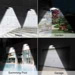 屋外用ソーラーライト 36 LED 超高輝度ソーラーランプ 280LM モーションセンサー付きセキュリティライト ワイヤレス防水フレキシブル壁掛けライト