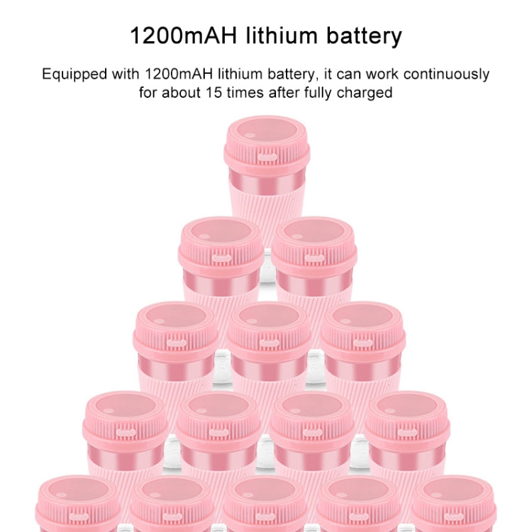 ポータブル USB充電式 ミニ家庭用電動フルーツジューサー、250ml