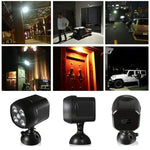 3W 4個LED SMD 3535屋外照明ワイヤレスモーションセンサー屋外スポットライトLED壁掛けライト