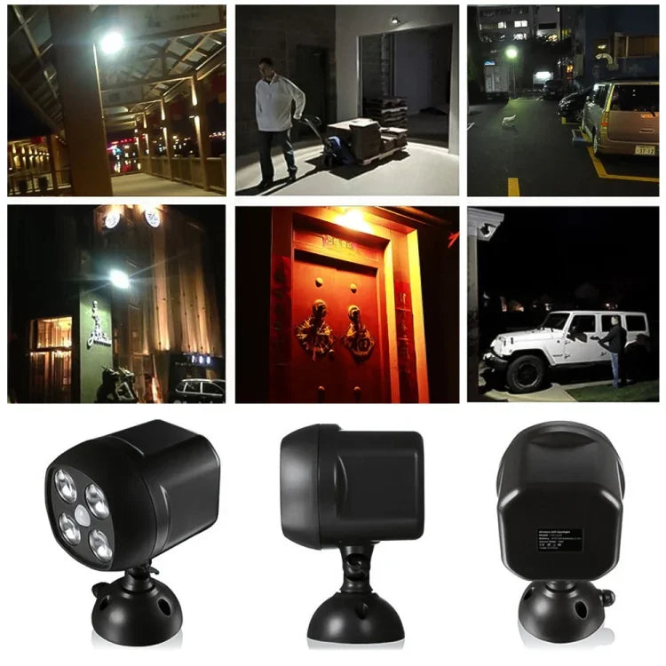 3W 4個LED SMD 3535屋外照明ワイヤレスモーションセンサー屋外スポットライトLED壁掛けライト