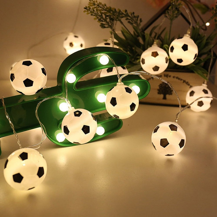 サッカーボールランタンストリング KTV クリエイティブ LED 装飾ライト, 1m 10個LED, 2m 20個LED, 3m 20個LED