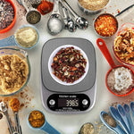 BOH-C305 キッチン用ステンレス製 LCD 電子スケール、仕様：3kg/0.1g、3kg/0.1g