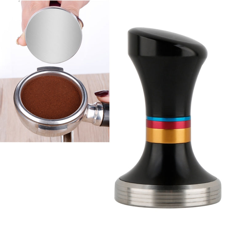 58mm コーヒータンパー ステンレス製コーヒーパウダーハンマー 平底パウダープレス
