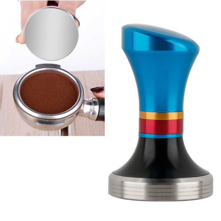 58mm コーヒータンパー ステンレス製コーヒーパウダーハンマー 平底パウダープレス