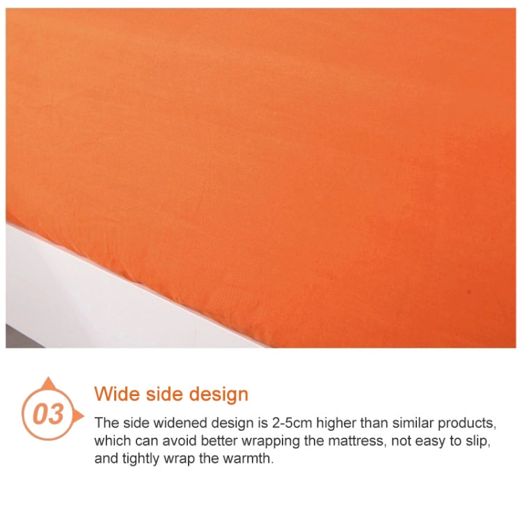Plain Mattress Protector Bed Mat Mattress Cover Fitted Sheet, 180X200cm, 150X200cm