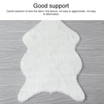 イミテーションウールの柔らかいホームリビングルームカーペット ソファクッションマット、40x60cm、60x90cm