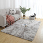 Simple Sofa Bedside Gradient Carpet Living Room Bedroom Mat, Light Blue 40x60cm, Pink 40x60cm, Light Grey 40x60cm, Dark Grey 40x60cm, Camel 40x60cm, Dark Camel 40x60cm, Coffee 40x60cm, Light Blue 50x80cm, Pink 50x80cm, Light Grey 50x80cm
