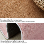 KSolid Round Carpet Soft Fleece Mat Anti-Slip Area Rug Kids Bedroom Door Mats, Diameter: 140cm, Diameter: 160cm