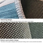 Simple Modern Abstract Lattice Carpets Living Room Bedroom Floor Mat, 50x80cm, 80x120cm