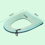 洗える浴室トイレシートカバー 暖かい柔らかいクッションパッド 便座カバー 家庭用品