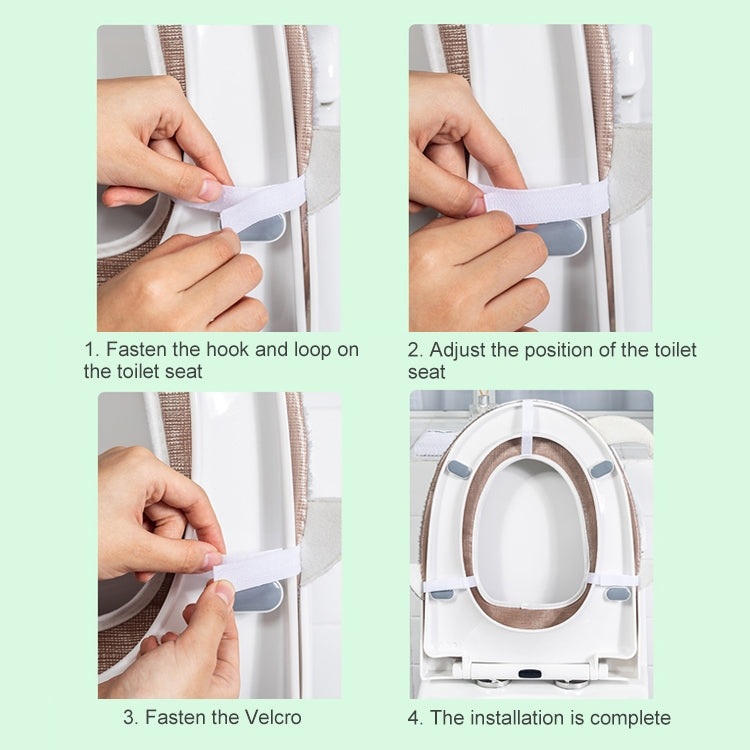 洗える浴室トイレシートカバー 暖かい柔らかいクッションパッド 便座カバー 家庭用品