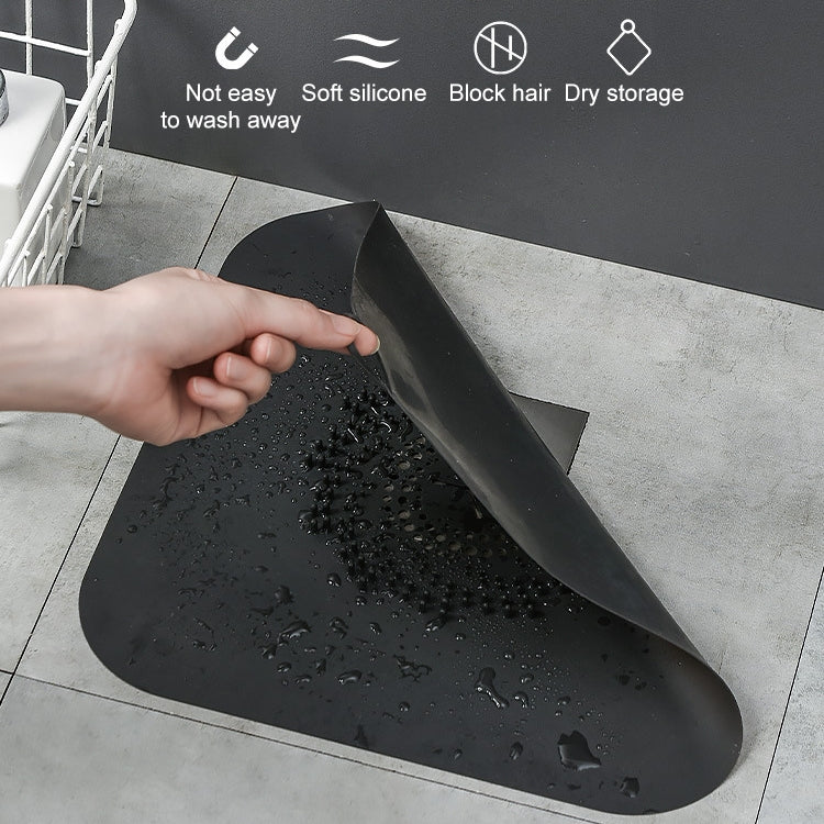 家庭用下水消臭カバー密封プラグ シリコン製トイレ床排水消臭、透明ホワイト、ブラック、ブルー