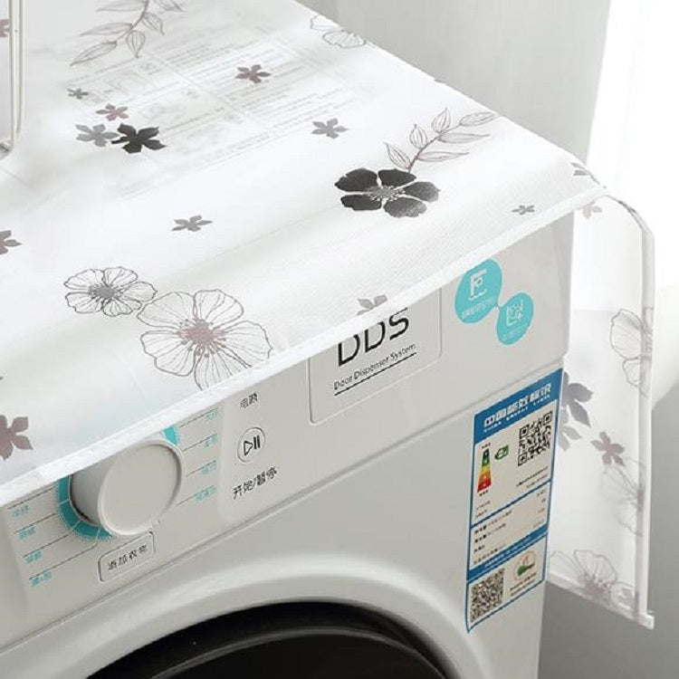 シンプルプリント 冷蔵庫 家電用 防水キッチン収納防塵カバー