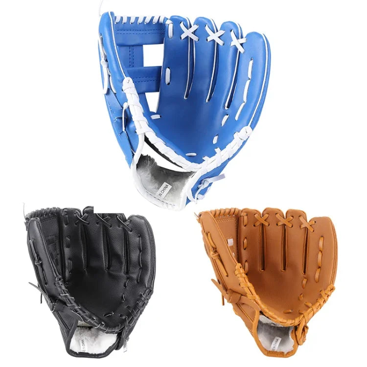 PVC屋外用モーションベースボールレザーベースボールピッチャーソフトボールグローブ 10.5インチ、11.5インチ、12.5インチ
