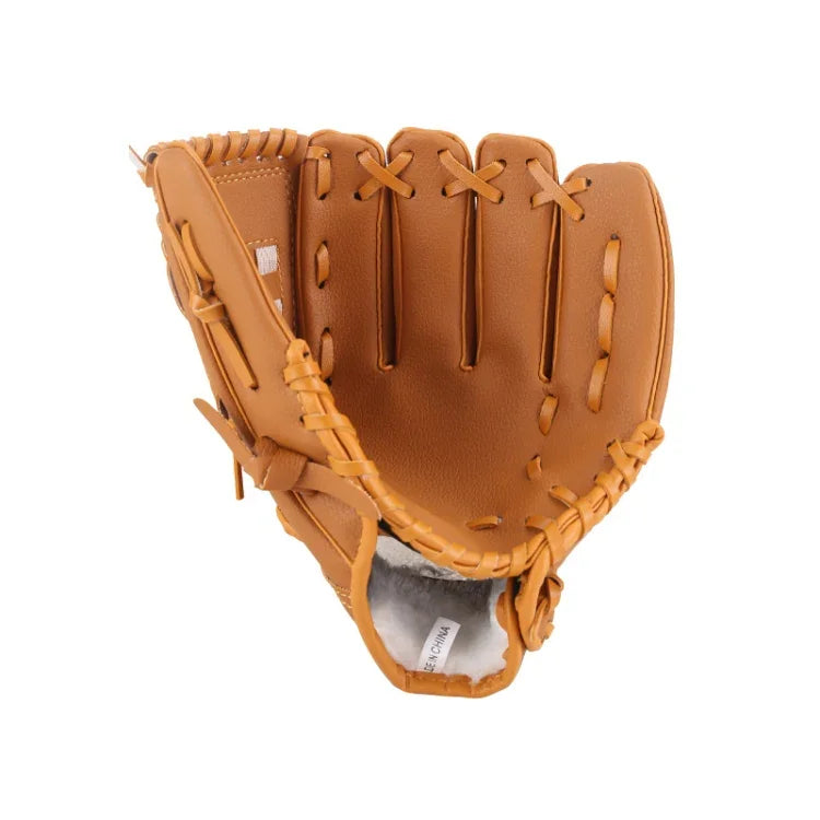 PVC屋外用モーションベースボールレザーベースボールピッチャーソフトボールグローブ 10.5インチ、11.5インチ、12.5インチ
