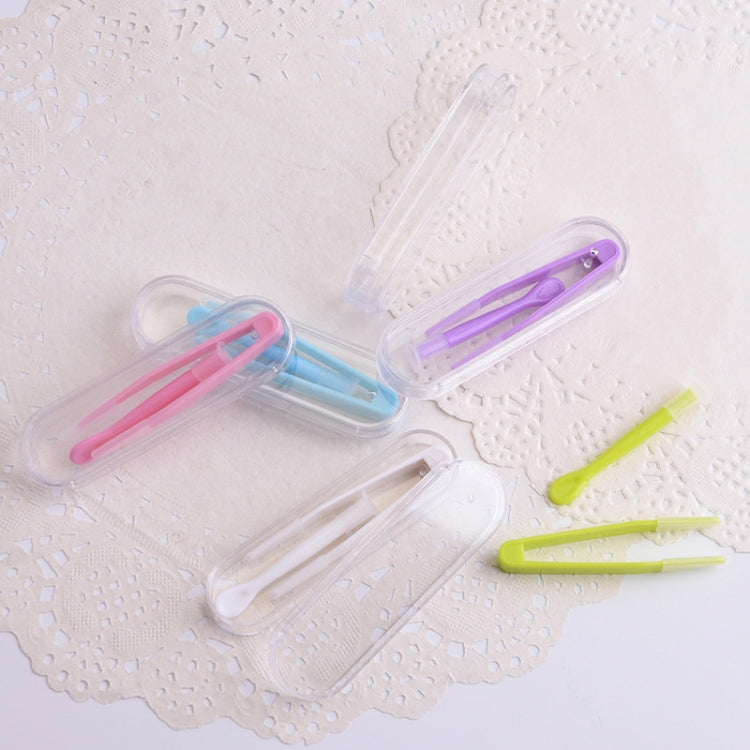5個セット 携帯用コンタクトレンズ専用ピンセット＆スティックセット トラベルキット
