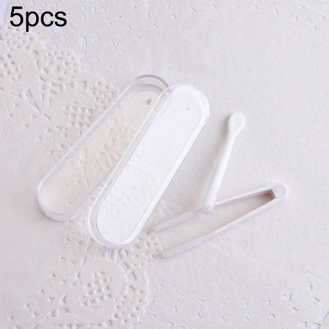 5個セット 携帯用コンタクトレンズ専用ピンセット＆スティックセット トラベルキット