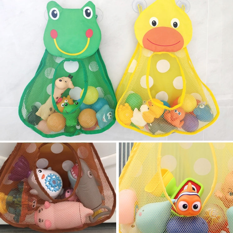 ベビーシャワーおもちゃ収納オーガナイザー 子供用おもちゃ収納メッシュセット バスルーム用、ウサギ、カエル、アヒル、クマ