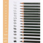 27イン1 スケッチ鉛筆セット 絵画道具 学用品 27イン1