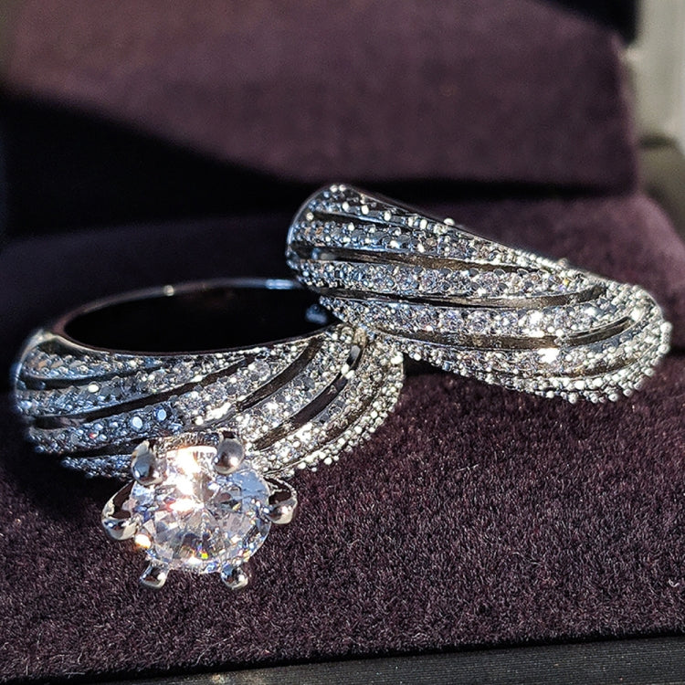 Women Vintage Diamond Wedding Ring, 8, 9, 10