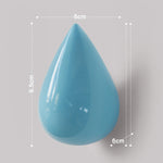 クリエイティブ水滴型壁フック ホームデコレーション 樹脂製壁画 3Dコートフック シングルフック 壁掛け、大サイズ、小サイズ