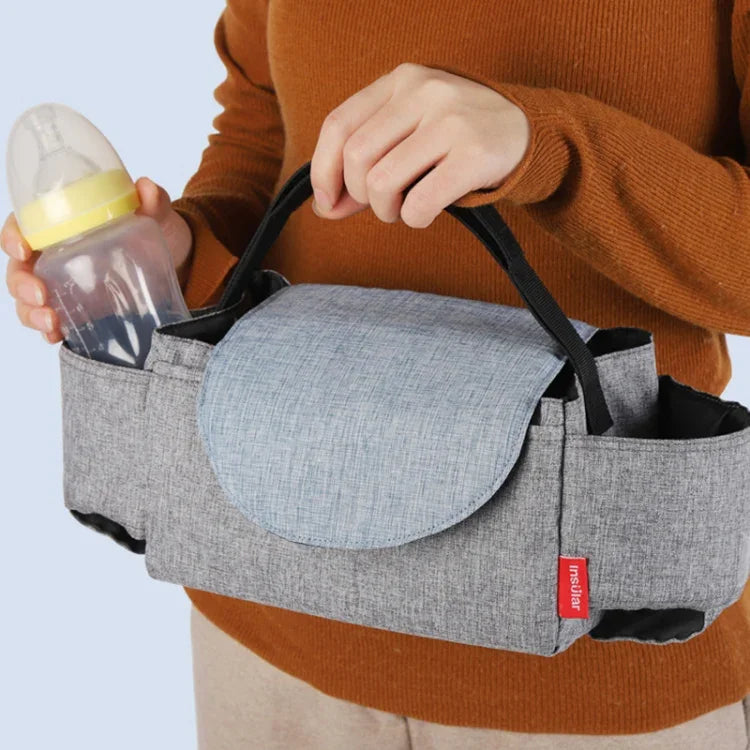 ベビーストローラーバッグ大容量マミーおむつバッグ多機能旅行用おむつバッグ産後授乳用吊り収納バッグ