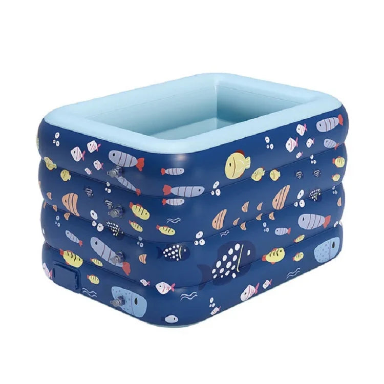 Inflatable Swimming Pool Large Outdoor PVC Pool Children Household Swimming Pool, 1.2m Four Layers, 1.4m Four Layers, 1.8m Four Layers