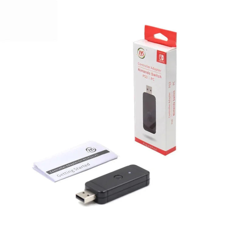 JYS-130 ワイヤレスBluetoothゲームパッドコンバーターアダプター PS3 / Switch / PC用、PS3 / Switch / PC用