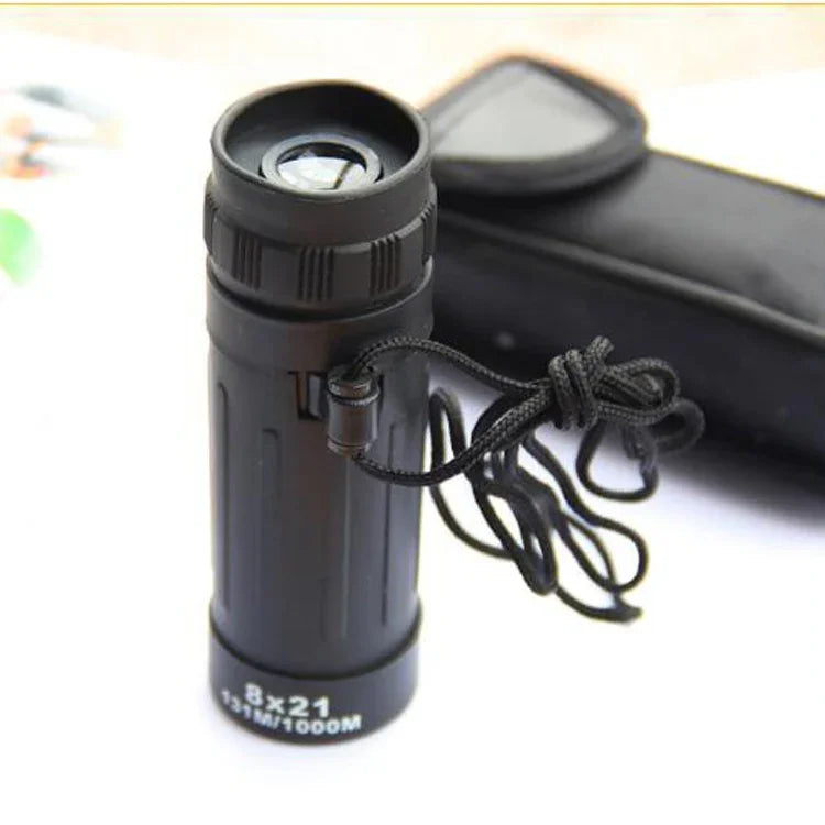 10x25 コンパクトミニ赤色フィルム単眼鏡、10x25