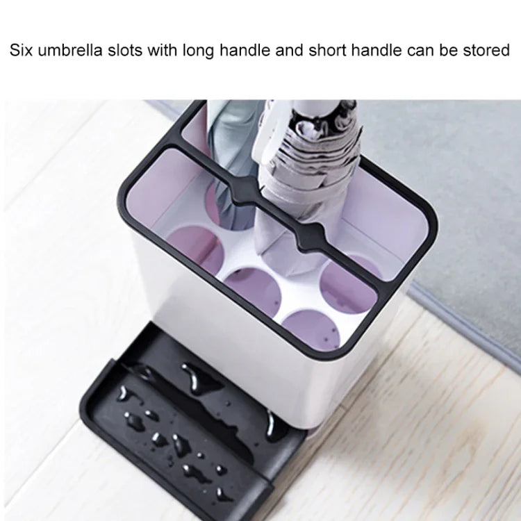 Plastic Detachable Leakproof Type Partition Umbrella Storage Rack