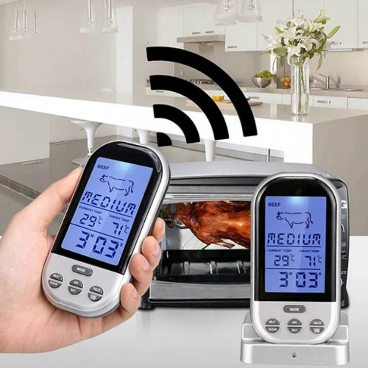 デジタルプローブタイプ オーブン調理用食品温度計 キッチンツール、GHY-6002