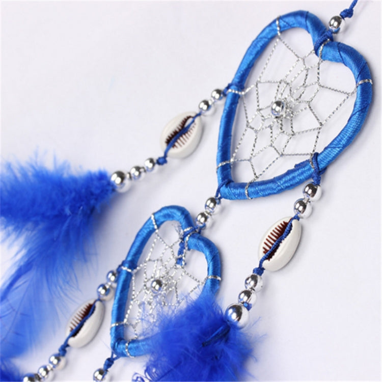 Dreamcatcher Pendant Up And Down Double Ring Peach Heart Dream Catcher