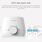 ユニバーサルベビー用ダブルボトル消毒器 ベビーフードミルク電気ウォーマーヒーター 220V、ミルクウォーマーヒーター