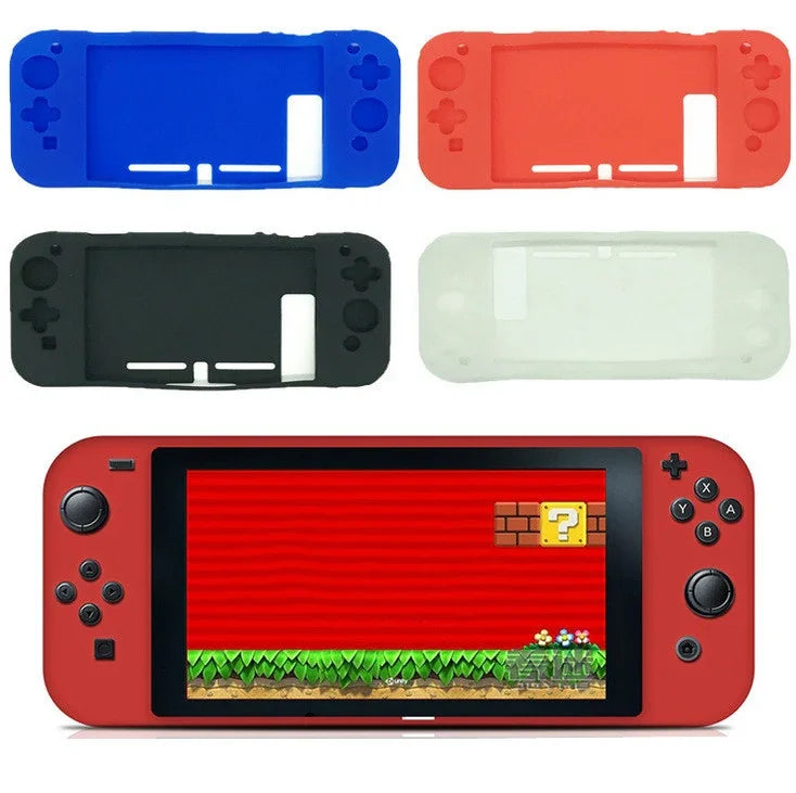 シリコン保護ケース オールインクルーシブラバーカバー Switchゲームコンソール用（ホワイト）