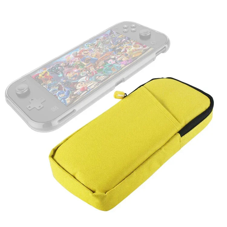 Switch Lite用ミニホスト収納ケース ジッパー付き保護ナイロンソフトクロスバッグ