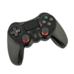 ラバー加工 ワイヤレスゲームコントローラー Bluetoothハンドル PS4本体用
