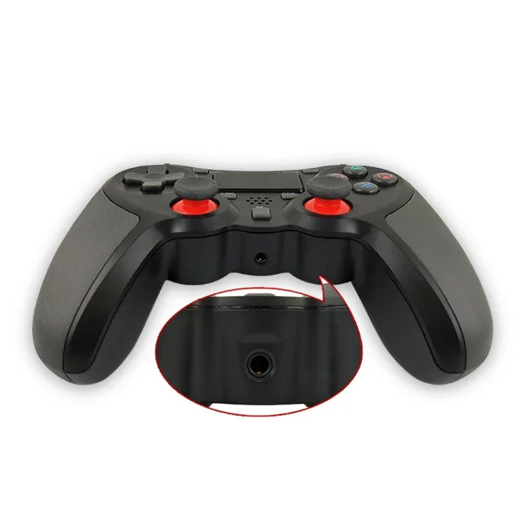 ラバー加工 ワイヤレスゲームコントローラー Bluetoothハンドル PS4本体用