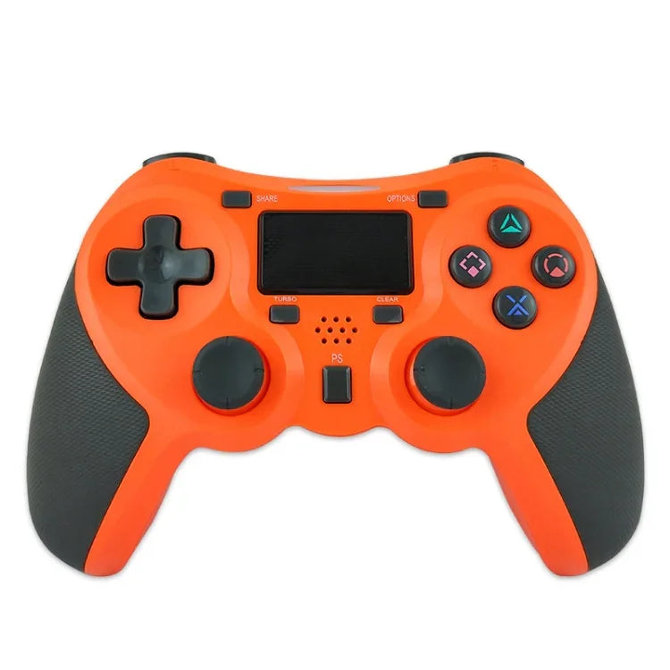 ラバー加工 ワイヤレスゲームコントローラー Bluetoothハンドル PS4本体用
